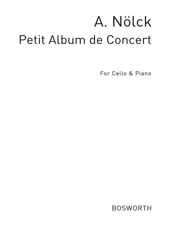 Petit album de concert  pour violoncelle et piano  Verlagskopie