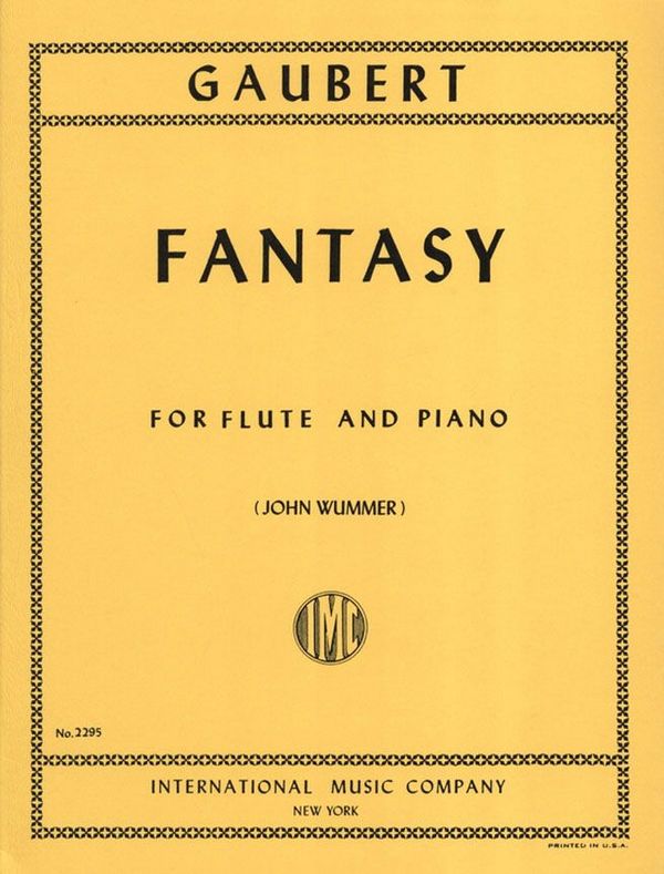 Fantasy  for flute and piano  