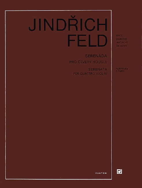 Serenáda  für 4 Violinen  Partitur und Stimmen