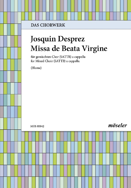 Missa de beata virgine  für gem chor a cappella  Partitur