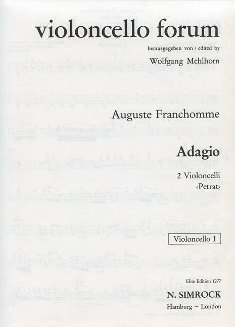 Adagio  für 2 Violoncelli  Stimmen