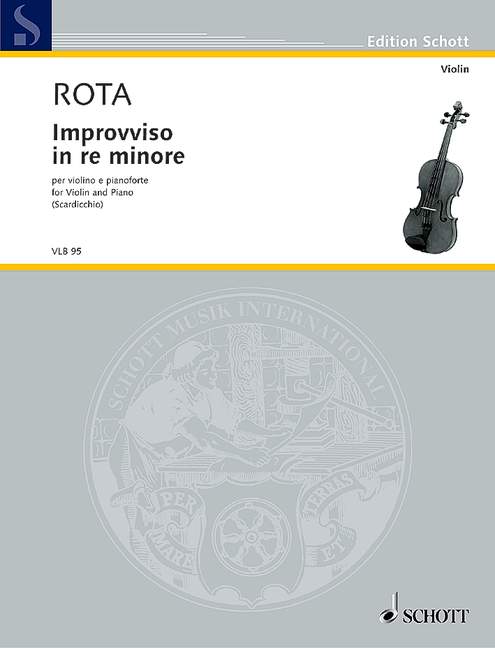 Improvviso in re minore  für Violine und Klavier  