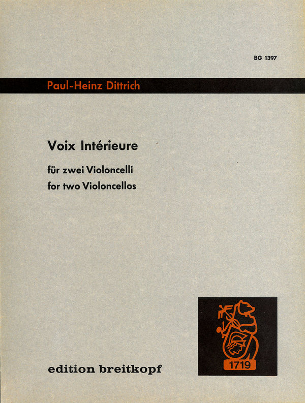 Voix interieure  für 2 Celli  Partitur