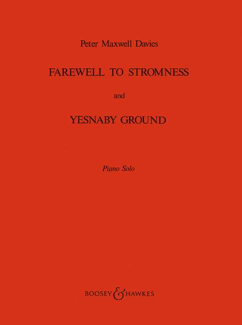 Farewell to Stromness & Yesnaby Ground  für Klavier  