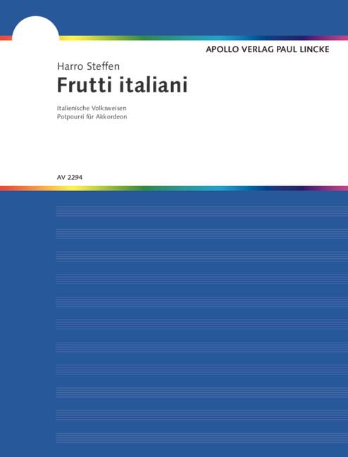 Frutti italiani - Potpourri  für Akkordeon  SEIFERT, WERNER, BEARB.