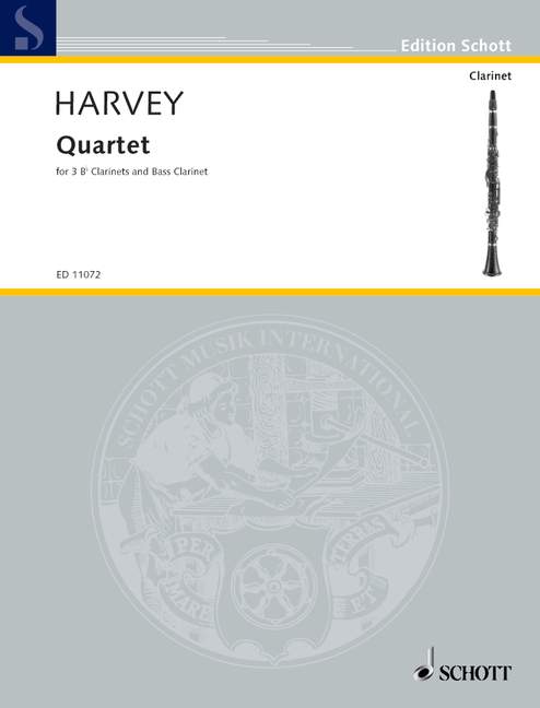 Quartet  for 4 clarinets (BBBBass)  score and parts
