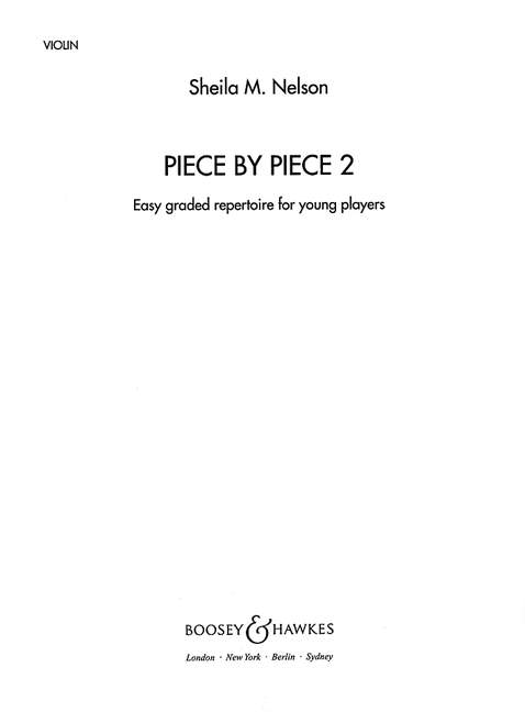 Piece by Piece Vol. 2  für Violine und Klavier  Einzelstimme