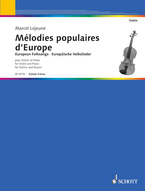18 europäische Volkslieder  für Violine und Klavier  Neuausgabe 2011