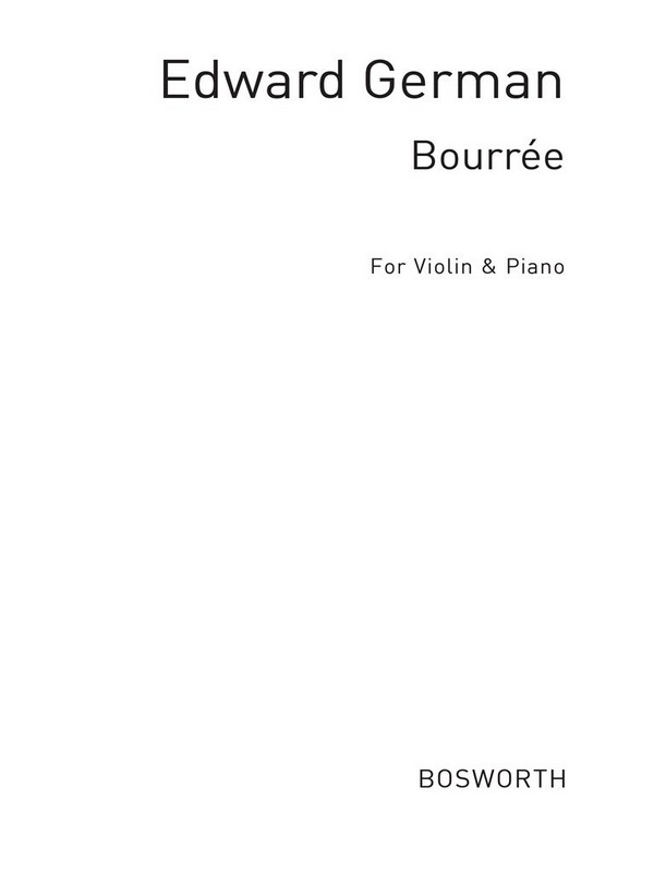 Pastorale und Bourrée  for violin and piano  