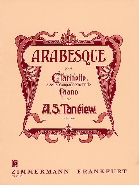 Arabesque op.24 für Klarinette  und Klavier  