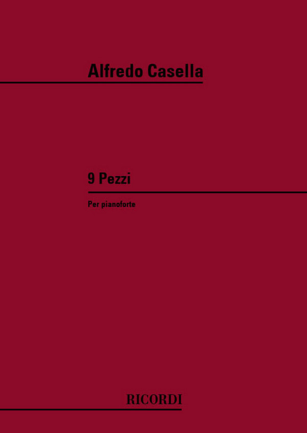 9 Pezzi op.24 pianoforte    