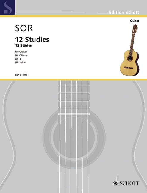 12 Studies op.6  for guitar  