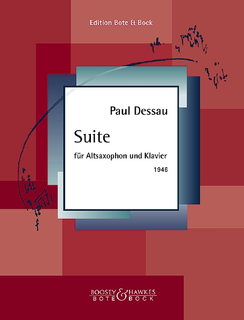 Suite  für Altsaxophon und Klavier  