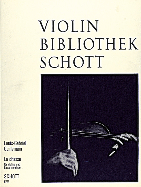 La Chasse  für Violine und Basso continuo  