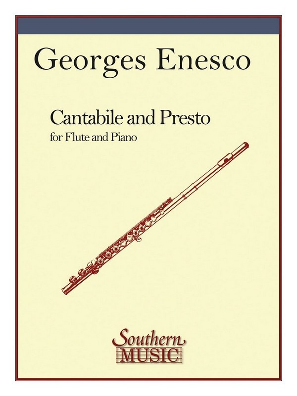 Cantabile et presto for flute and  piano  