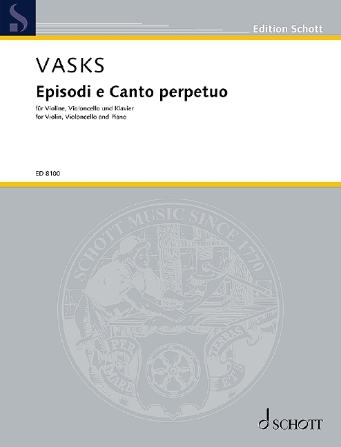 Episodi e canto perpetuo  für Klaviertrio  