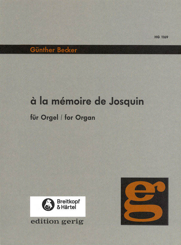 A la memoire de Josquin  für Orgel  