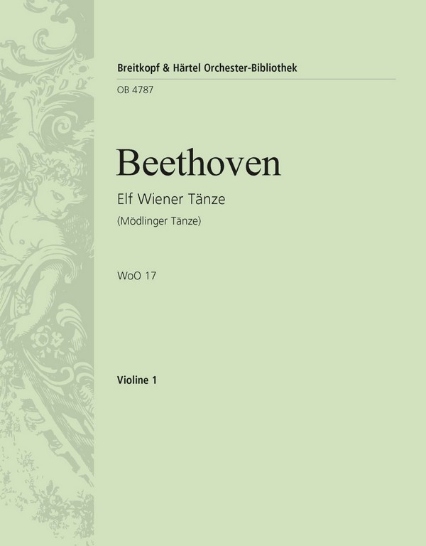 11 Wiener Tänze WoO17  für Orchester  Violine 1