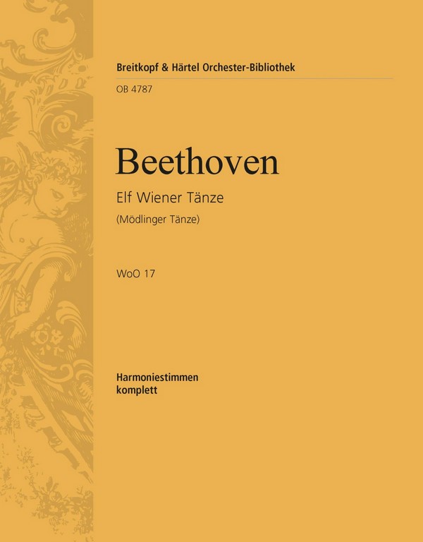 11 Wiener Tänze WoO17  für Orchester  Harmonie