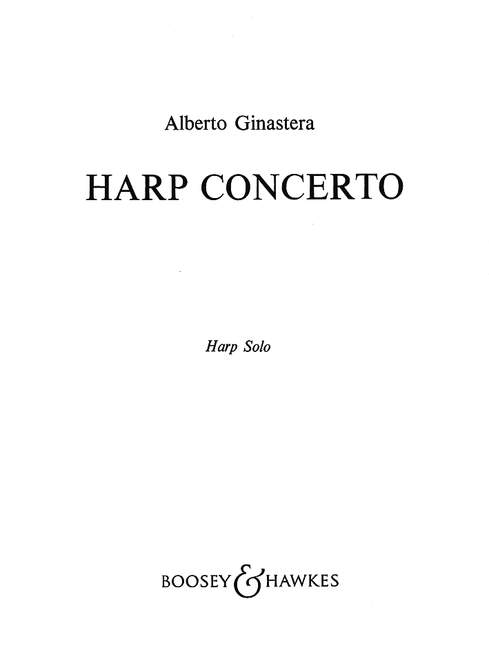 Harfenkonzert op. 25  für Harfe und Orchester  Solostimme