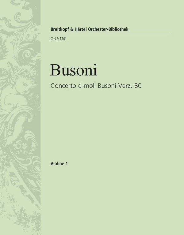 Concerto d-Moll op.80  für Klavier und Streichorchester  Violine 1