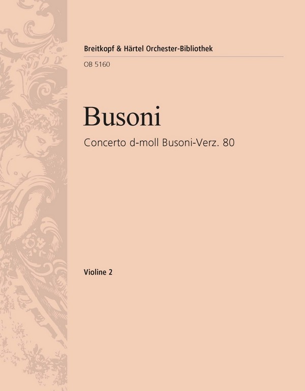 Concerto d-Moll op.80  für Klavier und Streichorchester  Violine 2