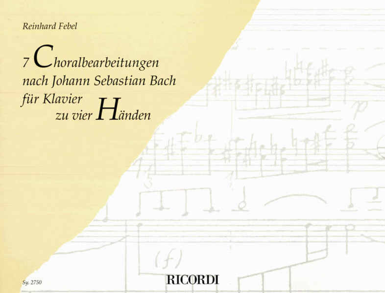 7 Choralbearbeitungen nach J.S. Bach  für Klavier zu 4 Händen  (7 Bände im Schuber SY2751-2757)