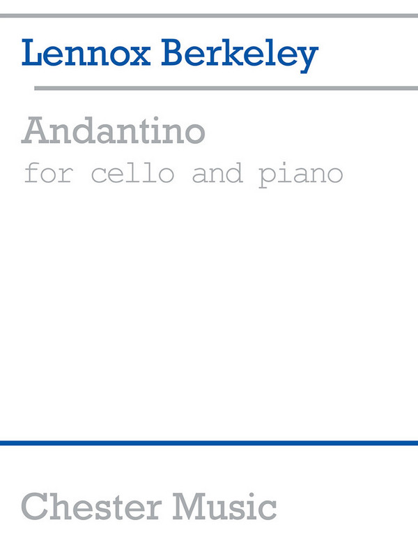 ANDANTINO FOR CELLO AND PIANO    
