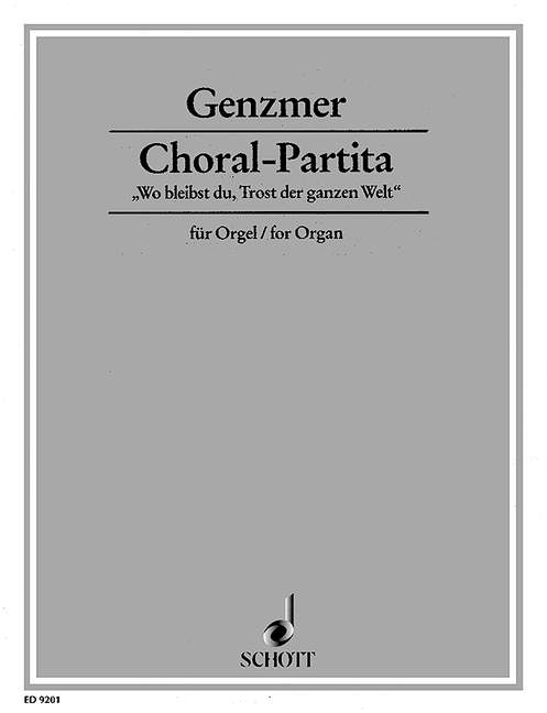 Choral-Partita GeWV 410  für Orgel  