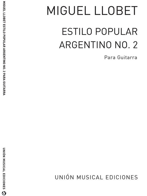 Estilo popular Argentino no.2  para guitarra  