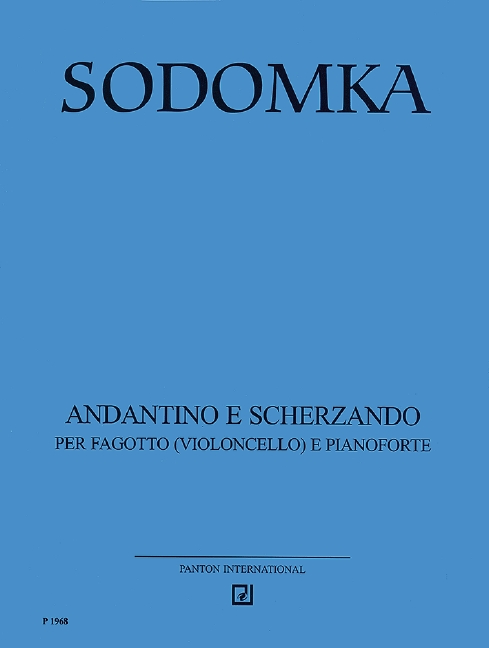 Andantino e Scherzando  für Fagott (Violoncello) und Klavier  