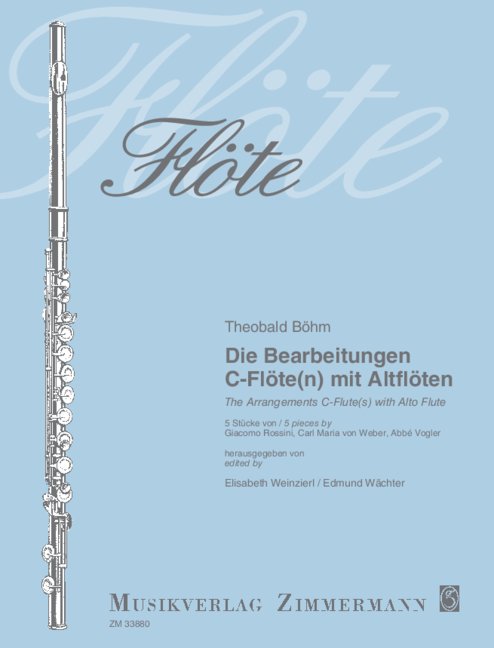 Die Bearbeitungen mit Altfloete - 5 Stücke  für Altflöte in G und Klavier  (+ Alternativstimme für Klarinette, Violine, Englischhorn)