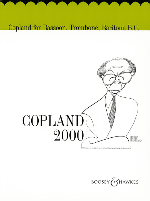 Copland for Bassoon/Trombone/Baritone  für Fagott (Posaune, Bariton) und Klavier  Solostimme