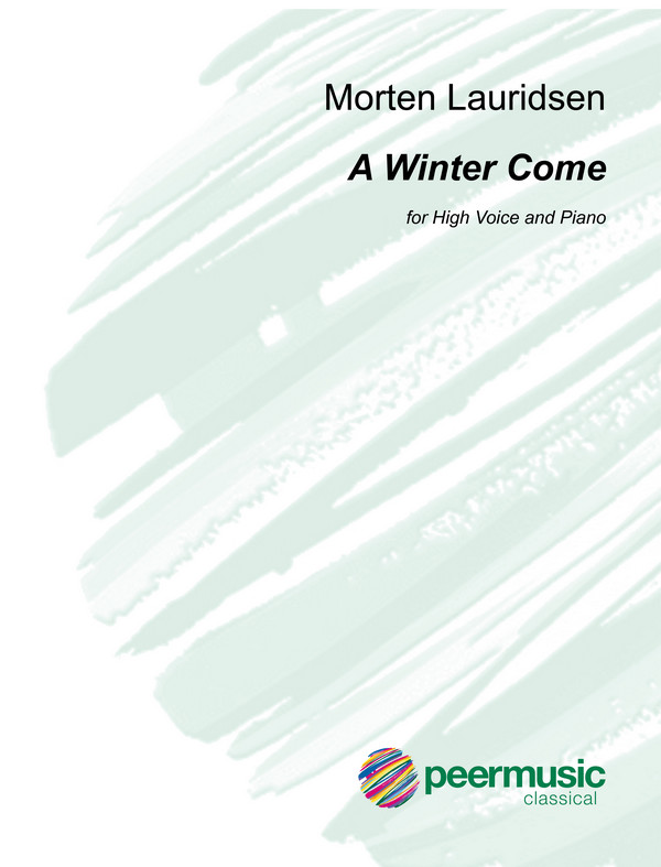 A Winter come  for high voice and piano  