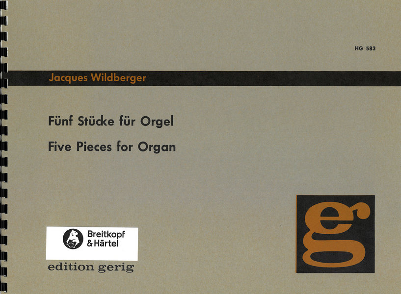 5 Stücke  für Orgel  