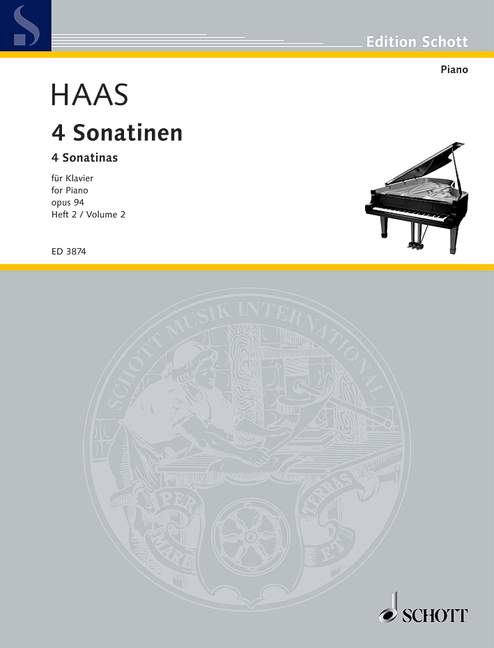 4 Sonatinen op. 94 Band 2  für Klavier  