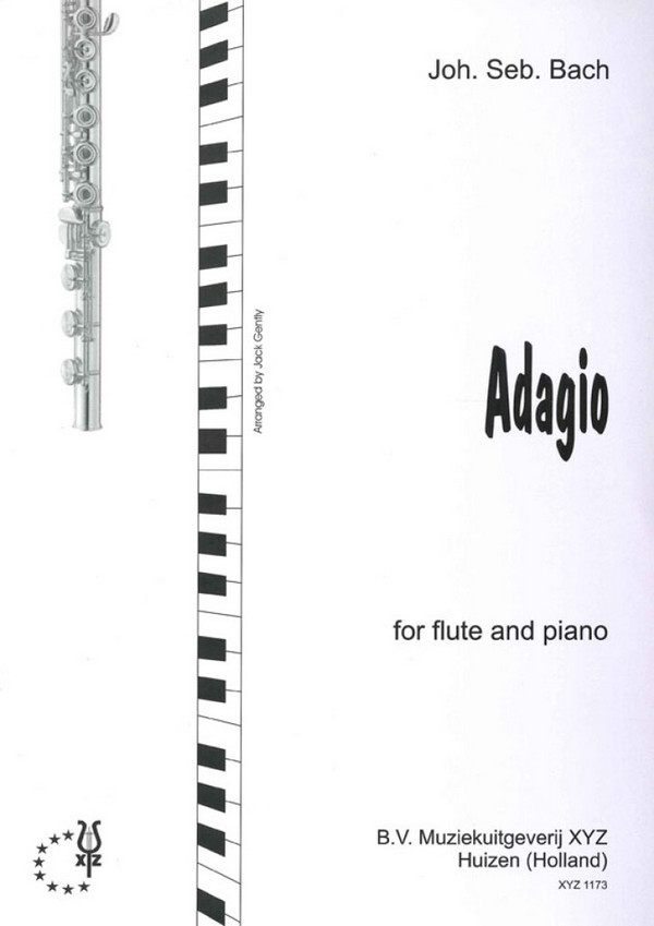 Adagio from sinfonia BWV156  for flute and piano  