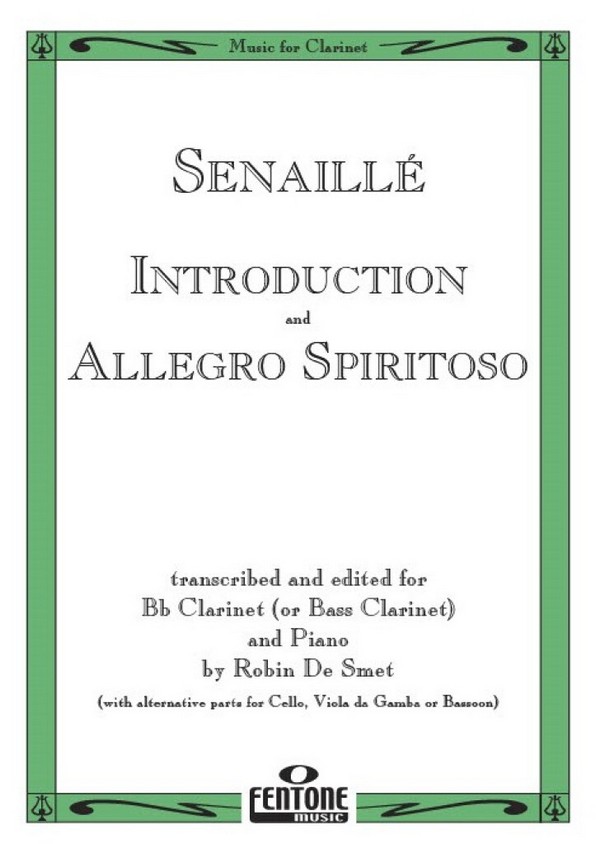 Introduction and Allegro spiritoso  für Klarinette (Bassklarinette) und Klavier  