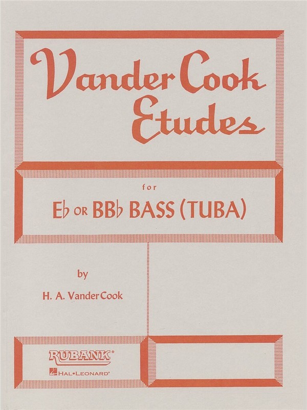 Etudes for bass in e flat or b flat  (tuba)  