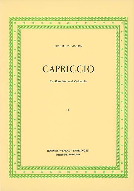 Capriccio  für Violoncello und Akkordeon  