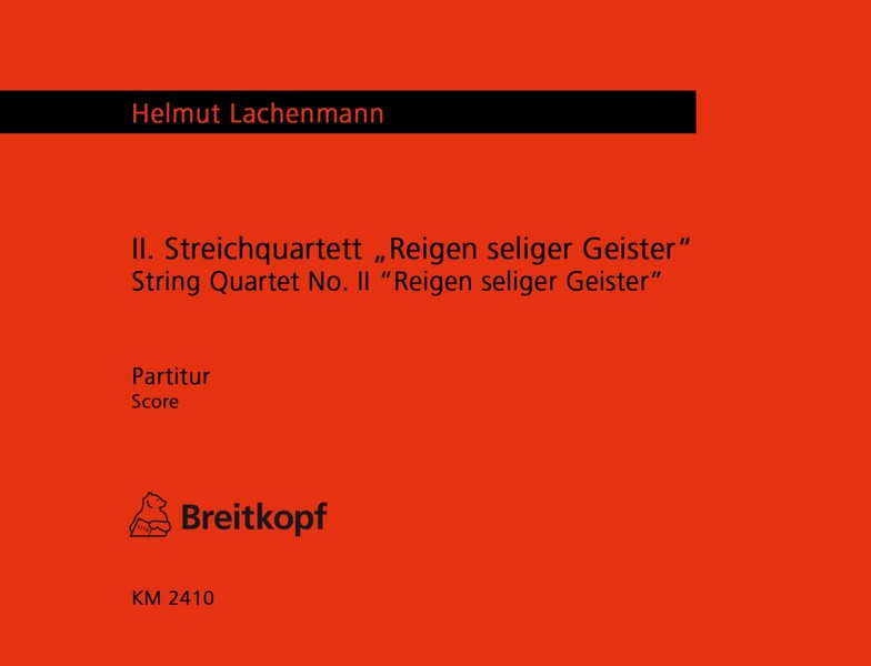 Streichquartett Nr.2  für 2 Violinen, Viola und Violoncello  Partitur
