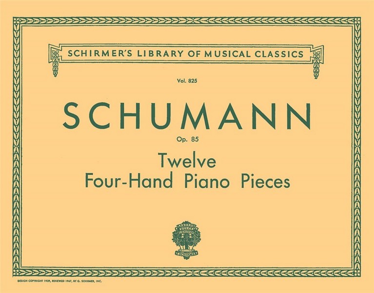 12 4-hand Piano Pieces op.85    