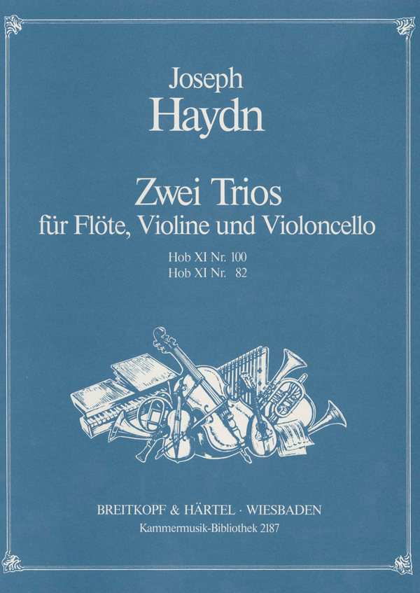 2 Trios  für Flöte, Violine und Violoncello  Partitur und Stimmen