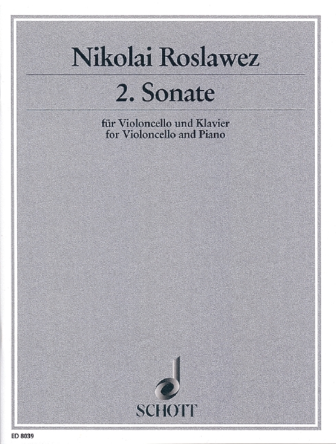 Sonate nr.2  für Violoncello und Klavier  