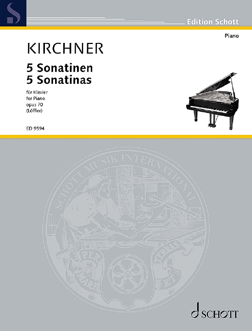 5 Sonatinen op. 70  für Klavier  
