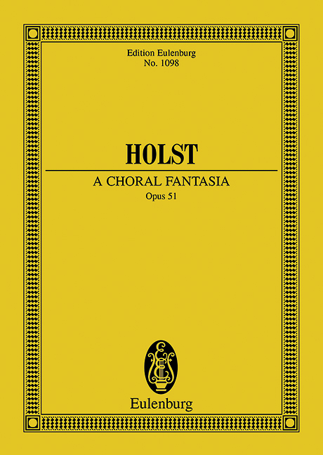 A Choral Fantasia op.51  für Chor, konzertierende Orgel und Orchester  Studienpartitur