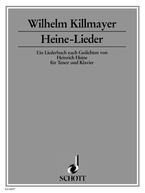Heine-Lieder  für Tenor und Klavier  