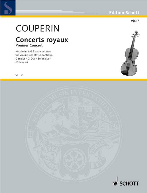 Concerts royaux  für Violine und Basso continuo  