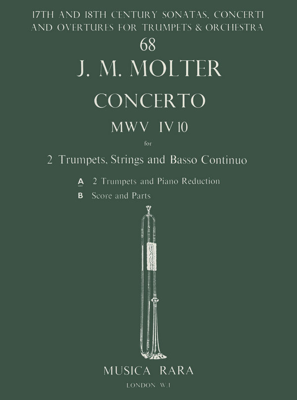 Concerto in D MWV IV/10  für 2 Trompeten, Streicher und Bc  für 2 Trompeten und Klavier