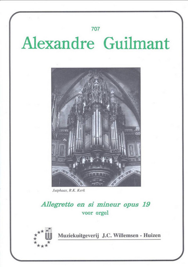 Allegretto h-Moll op.19 für  Orgel  